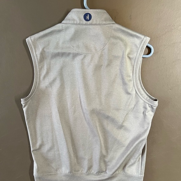 johnnie-O men’s gray zip up vest, NWOT, size S - Picture 3 of 5